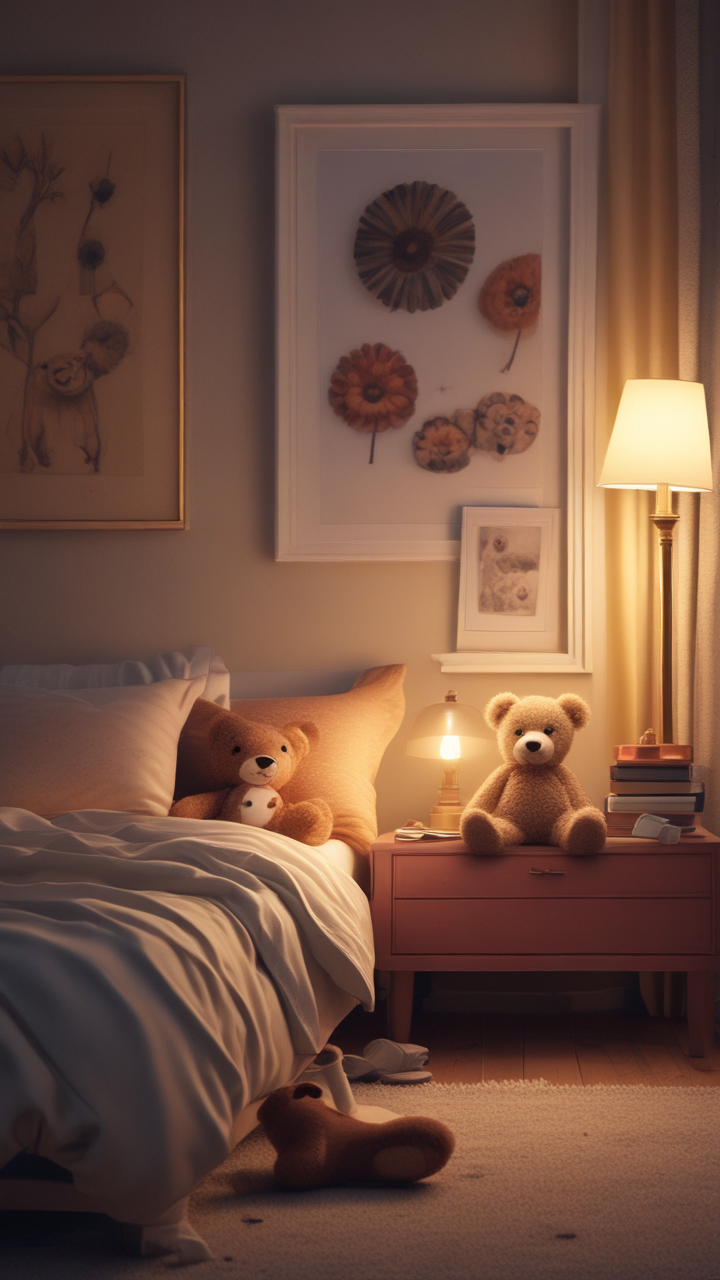 Once upon a time, in a forest of dreams, <break time="0.7s" /> a wise OWL taught KINDNESS and bravery to all woodland creatures. <break time="0.7s" /> And ever after, happiness blossomed in dreaming hearts. Goodnight, sweet one.