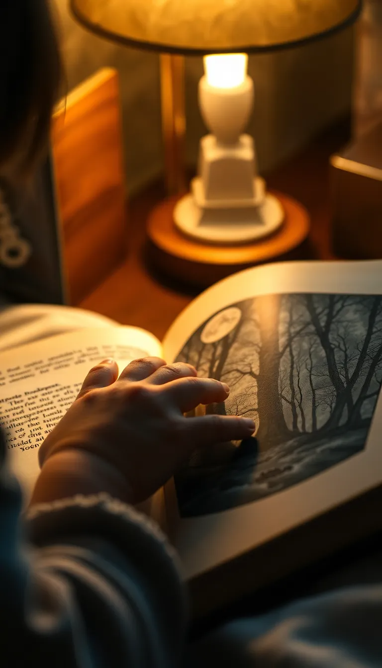 Once upon a time, in a book filled with dreams and whispers... ...lived a tiny firefly named Flicker, who thought his light was TOO small. "My glow is just a speck," he sighed, watching the OTHERS dance. A wise old owl hooted, "Your light is DIFFERENT, and very special." "The Whispering Willow," he said, "is waiting for a light like YOURS." So Flicker flew, past sleeping flowers and over quiet, babbling, moonlit streams. He reached the tree, his heart fluttering with BOTH fear and hope. He took a deep breath and let his OWN special light shine BRIGHT. The tree awoke, its leaves humming a gentle, soft, and magical tune. Flicker learned his light was PERFECT, and you are perfect just like him.