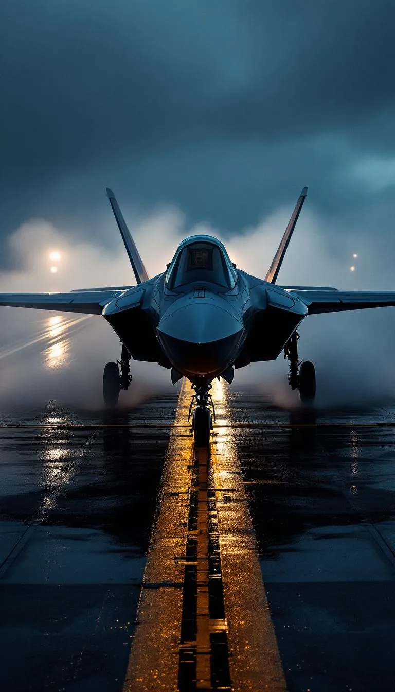 It exists on the absolute edge of what is possible, a shadow. The F-35 Lightning II, America's apex predator of the modern skies. Engineered for near-invisibility, its radar signature is smaller than a marble. Its revolutionary helmet gives the pilot 360-degree vision through the jet. From complete stealth, it can deliver UNMATCHED precision and overwhelming force. This isn't just a machine; it is the UNDISPUTED future of airpower.